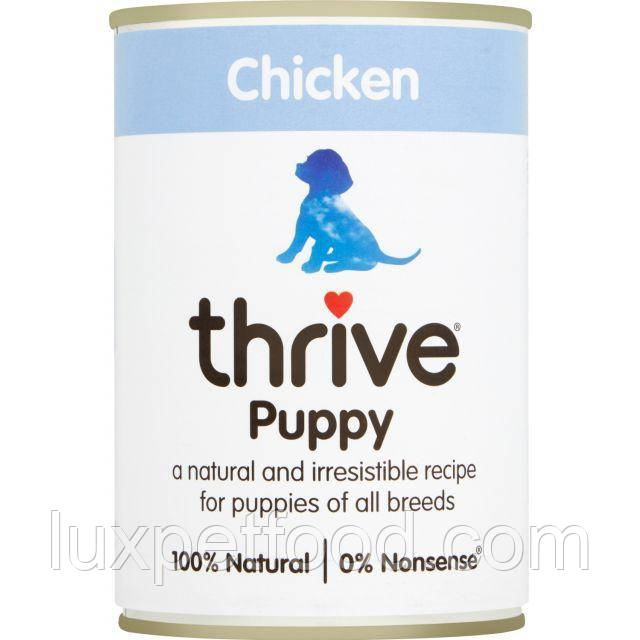 Thrive Puppy Complete Chicken -Трайв Повнораціонний Консервир Вологий корм для Цуценят Курка 400г