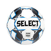 М'яч футбольний SELECT Contra FIFA Quality розмір 5 білий синій-чорний (365512)