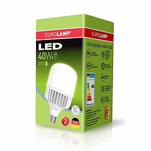 Світлодіодна EUROLAMP LED Лампа високопотужна 40 W E27 6500 K, фото 2