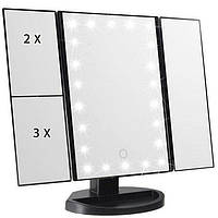 БРАК!!! Зеркало для макияжа с LED подсветкой Superstar Magnifying Mirror