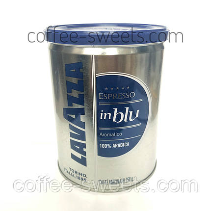 Кава мелена Lavazza in blu Aromatico 250g, фото 2