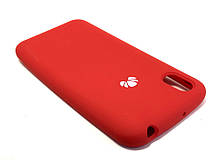Чохол для Huawei Y5 2019 накладка силіконовий протиударний Silicone Cover червоний, фото 4