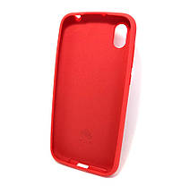 Чохол для Huawei Y5 2019 накладка силіконовий протиударний Silicone Cover червоний, фото 5