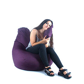 Крісло Мішок, безкаркасне крісло Груша від S до XXL-рогожка