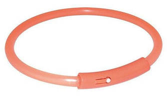 Trixie (Тріксі) Нашийник для собак світиться,пластик,помаранчевий