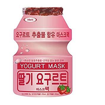 Зволожуюча маска для обличчя з полуничним йогуртом Itibiti Strawberry Yogurt Mask Pack 25 г (8809208054882)