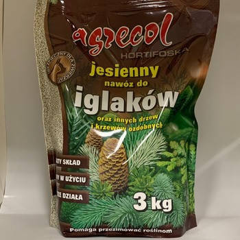 Добриво осіннє для хвойних культур «Агрекол» (Agrecol) 3 кг, фото 2