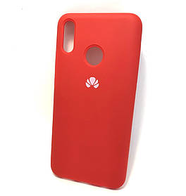 Чохол накладка для Huawei Y9 2019 бампер протиударний Silicone Cover червоний
