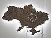 Карта України з підсвічуванням і годинником, фото 2
