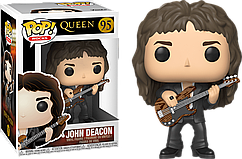 Фігурка Funko Pop Фанко Поп Квін Джон Дікон Queen John Deacon 10 см Q JD 95
