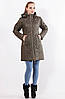 Стильна жіноча демісезонна куртка тереккотового кольору з 48 по 76 розмір, фото 2