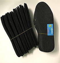 Устілки для взуття фетр чорна 35