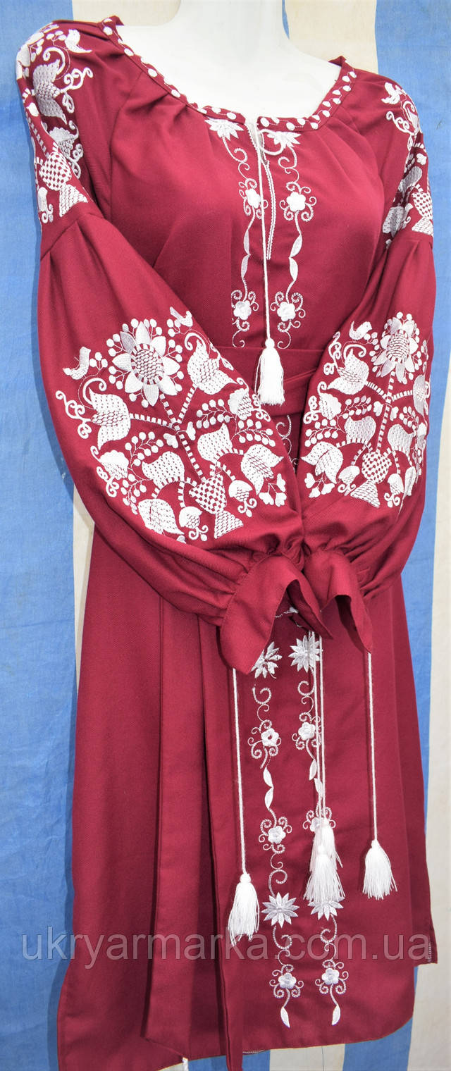 вишита сукня бохо французької довжини