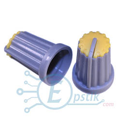 Ручка потенціометра 14x20, жовта