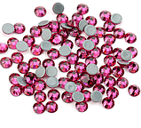 Стрази термоклеевие Premium Fuchsia SS10 Hot Fix 1440 шт Термо стрази, фото 2