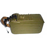 Короб ПКМ кулеметний АЛЮМІНІЄВИЙ на 100 набоїв 7.62х54 (ПРИЄДНУЄТЬСЯ ДО КУЛЕМЕТА ) зі стрічкою на 100 набоїв (оригінал СРСР), фото 2