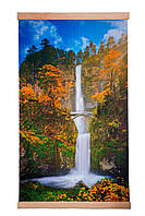 Обогреватель-картина инфракрасный настенный ТРИО 400W 100 х 57 см, водопад с мостиком