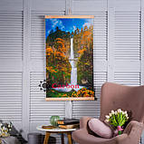 Обігрівач-картина інфрачервоний настінний ТРІО 400W 100 х 57 см, водоспад з містком, фото 2