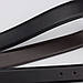 Ремінь чоловічий шкіряний чорний стильний Кельвін Кляйн із двома темними пряжками, фото 4