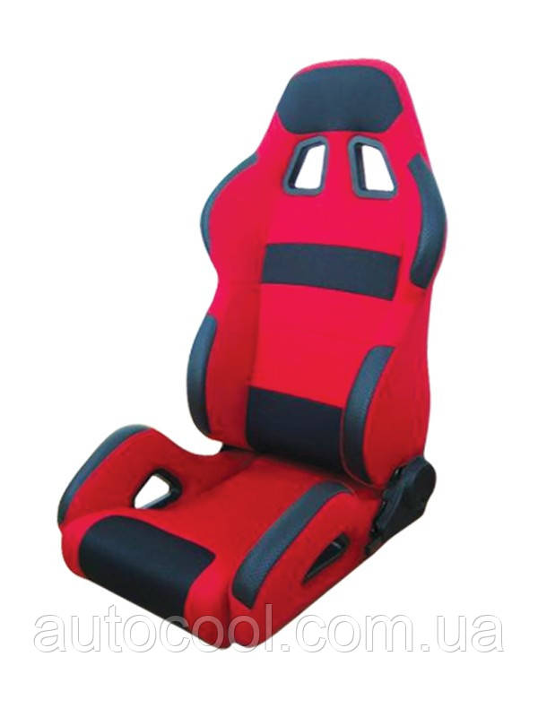 Спортивні автомобільні сидіння Racing Red