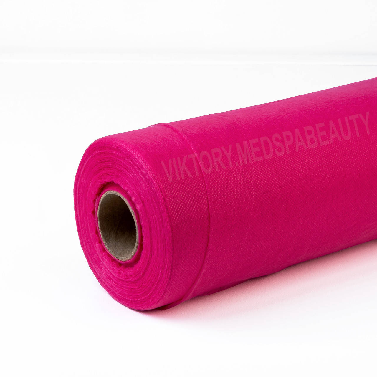 

Одноразовая простынь в рулоне ТМ "K.tex", спанбонд 0.6х100м (20г/м2), розовый