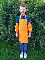 Фартух для уроків праці 11-18 років (помаранчевий)