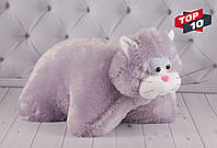 Подушка-складушка котик Мурчик, 35 см