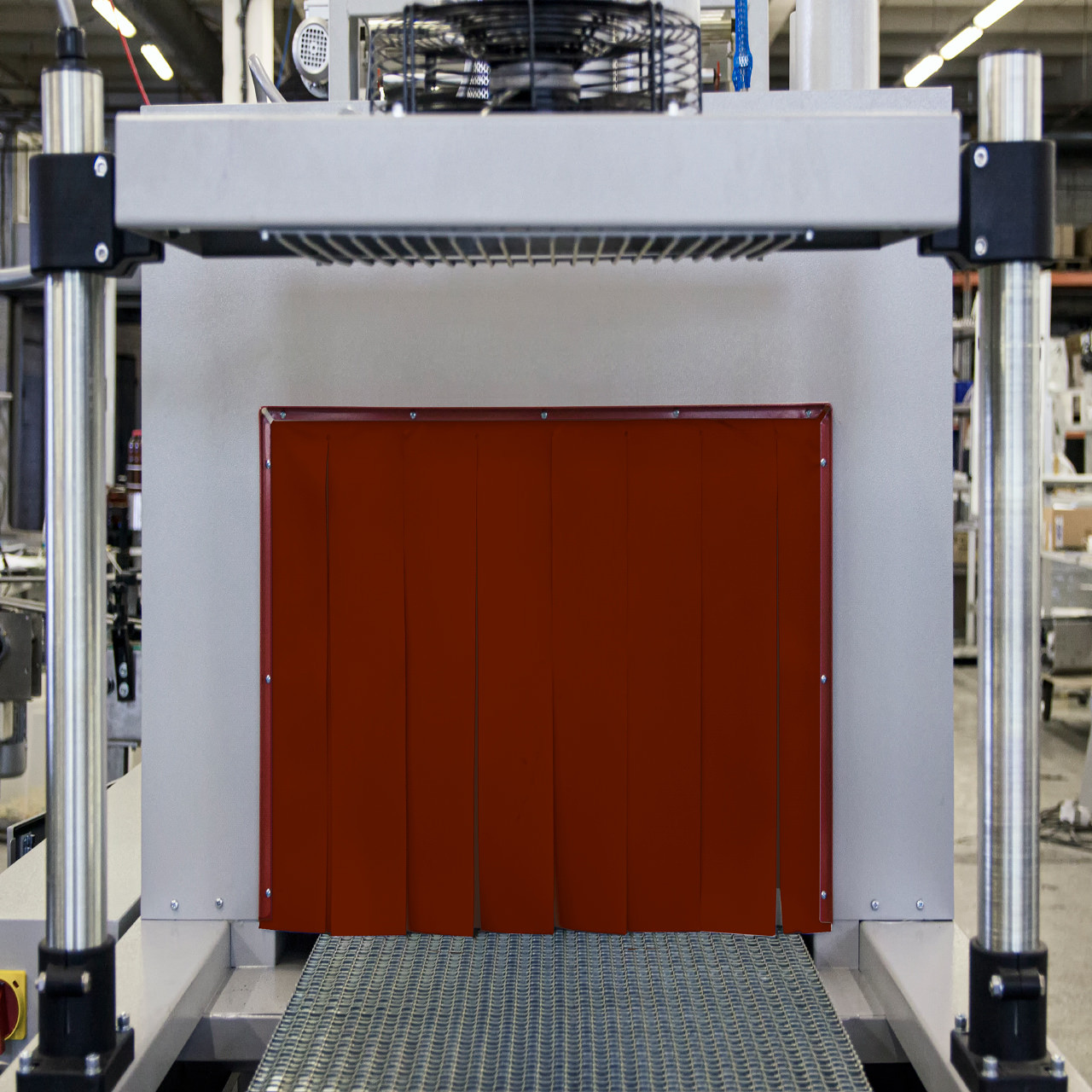 Термоштора силоксановая товщина 0,23 мм для термотонелів червона