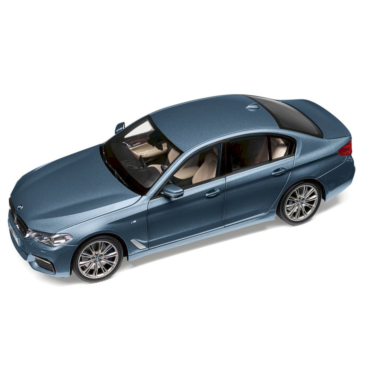 Оригінальна колекційна модель BMW 5 серії (G30), колір Bluestone, масштаб 1:18 (80432413788)