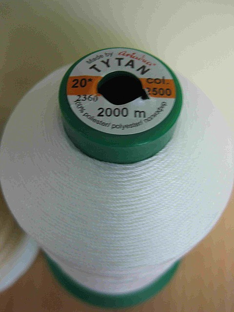 Нитки «Tytan» №20 білий, фото 1