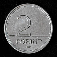 Монета Венгрии 2 форинта 2001 г.
