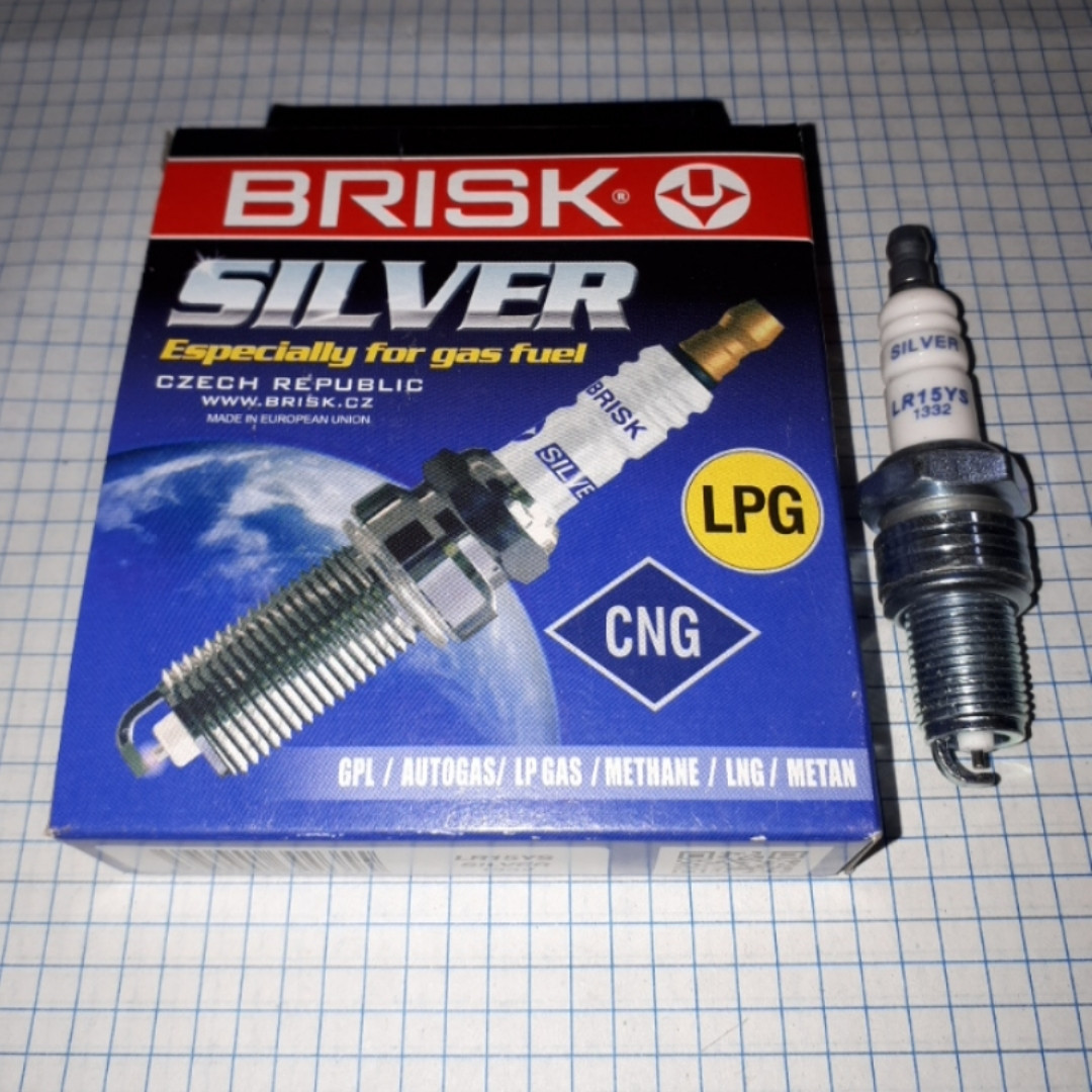 Свечи Зажигания BRISK SILVER Под Газ Комплект 4шт — Купить Недорого на ...