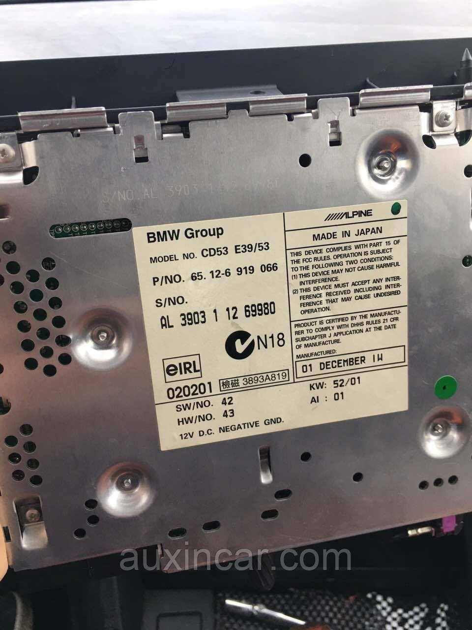 кабель AUX для BMW E39/Z4/E85/E83/E86/E53, фото 1