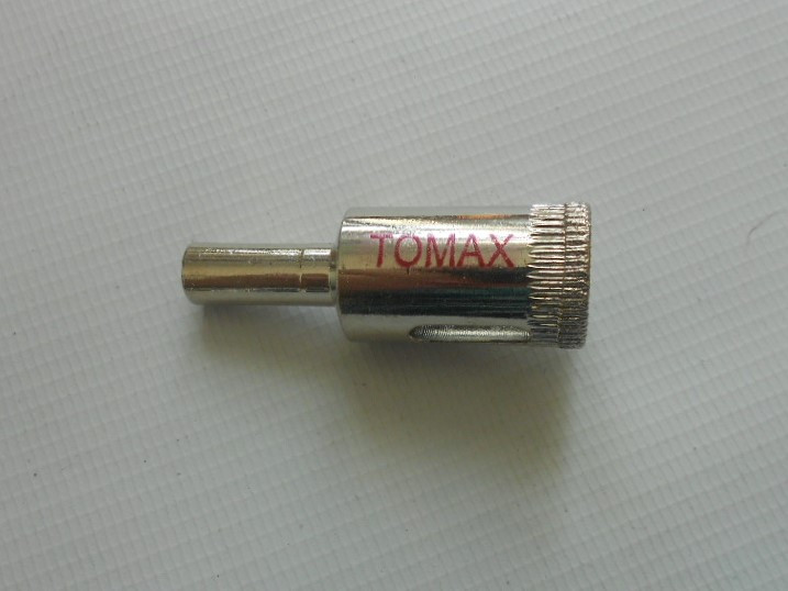 Свердло трубчасте алмазне для скла ТОМАХ Тайвань D 18 мм