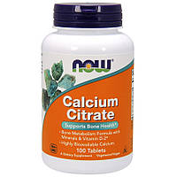 Calcium Citrate NOW, 100 таблеток