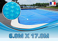 Солярна плівка для басейну 6,00 м. х 17,00 м., 500 мікрон