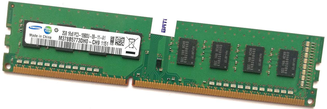 Оперативна пам'ять Samsung DDR3 2Gb 1333MHz PC3 10600U CL9 (M378B5773DH0-CH9) Б/В
