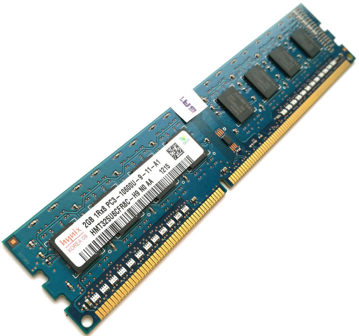 Оперативная память Hynix DDR3 2Gb 1333MHz PC3-10600U 1R8 CL9
