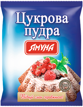 Цукрова пудра 200 г Ямуна (Я00013)