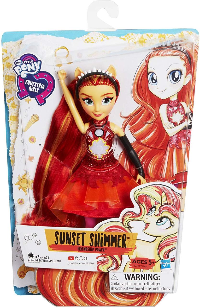 Лялька Травень Літл Поні Сансет Шімер співоча світитися My Little Pony Equestria Girls Sunset Shimmer Fashion