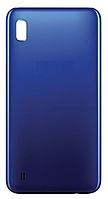 Задняя крышка для Samsung A105 Galaxy A10 2019, синяя, оригинал + стекло камеры