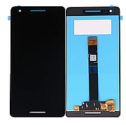 Дисплей (екран) для Nokia 2.1 Dual Sim + тачскрін, чорний