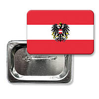 Закатний значок "Прапор Австрії"