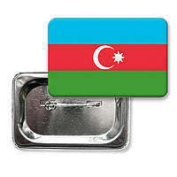 Закатний значок "Прапор Азербайджану"