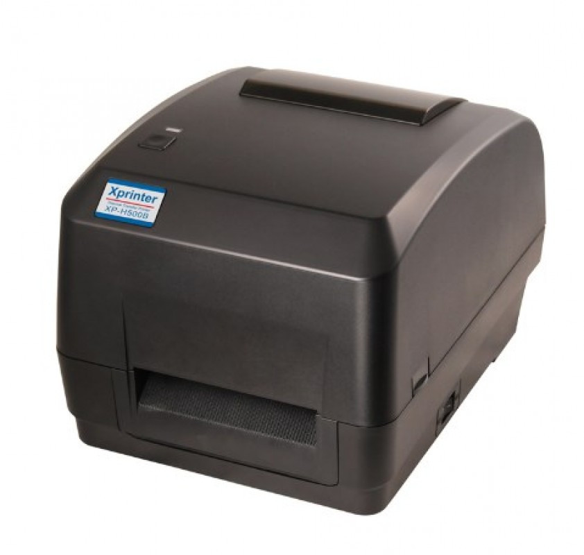 Принтер етикеток, термотрансферний принтер штрих-кодів, QR-кодів Xprinter XP-H500B USB 108mm