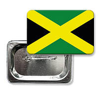 Значок закатний "Прапор Ямайки"