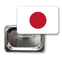 Значок закатний "Прапор Японії"