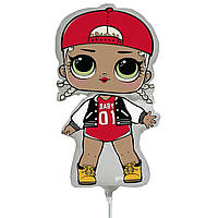 Фольгована кулька міні-фігура Лол ем сі 17х34 Flexmetal