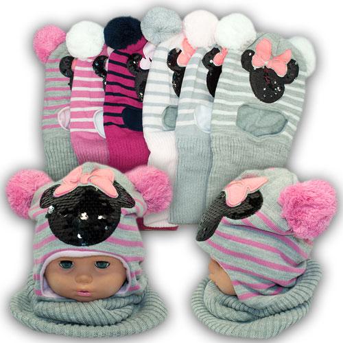 ОПТ Шапка - шлем (капор), р. 48-50 (5шт/набор), фото 1