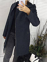 Жіноче пальто з капюшоном розмір 42-44